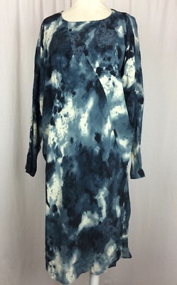 abstract print dress zara