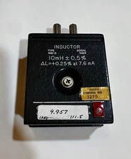 General Radio (GenRad) Type 1481-D Inductor 10mH+-5%