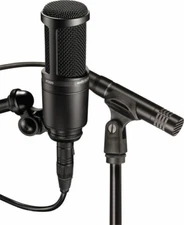 Audio Technica AT2041SP Microphone Pack Mics with mounts and pouches, New!