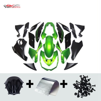 Green Black Bodywork For Z1000 2010 11 2012 2013 Kawasaki Motorbike Fairing Kit