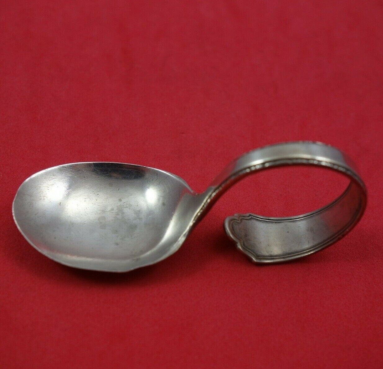 William and Mary by Lunt Sterling Silver Baby Spoon Bent Handle