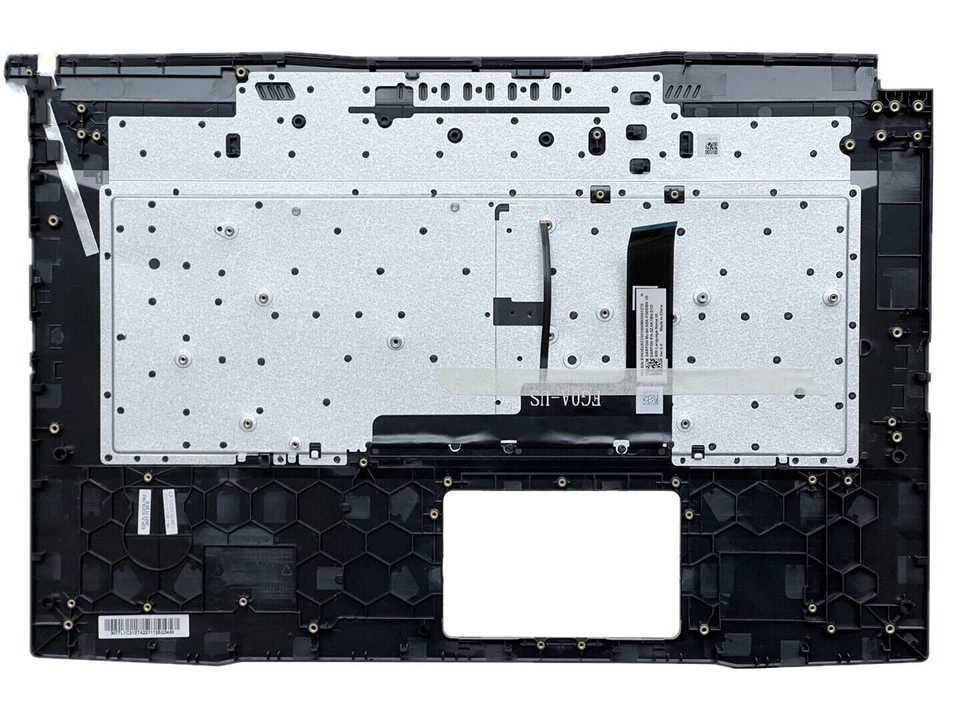 New For MSI GF76 MS-17L1 MS-17L3 Upper Case Palmrest Cover Keyboard Red Backlit - Bild 2 von 2