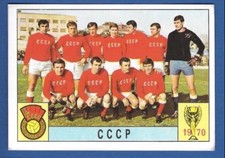FIGURINA CALCIATORI PANINI MEXICO 70 - RECUPERO - SQUADRA - CCCP