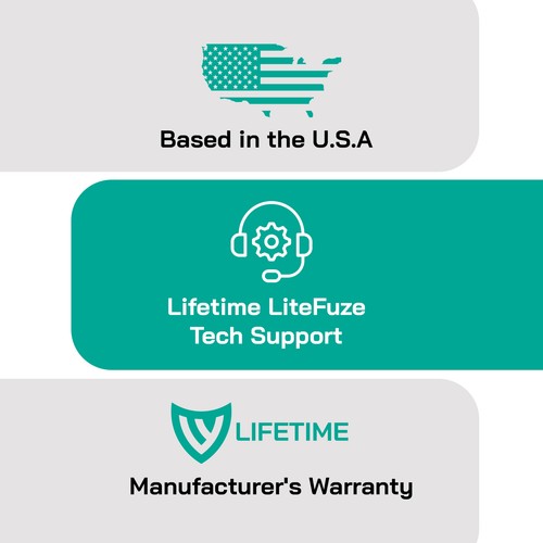 LiteFuze LC-300EU 300W Travel Voltage Converter - EU Cord - Step Up/Down - Picture 10 of 10