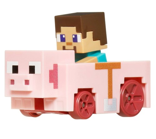 Hot Wheels Minecraft 2025 Racer Verse STEVE PIG JOCKEY NEW on Card