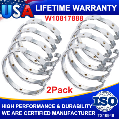 8Pcs Washer Lining Clutch Belt W10817888 W10817173 3951993 for Whirlpool Kenmore