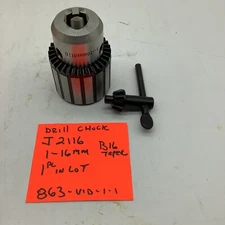 Drill chuck J2116, 1-16 MM, B16 Taper, ( 1 Pc In Lot) 863 Vid 1-1