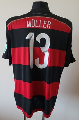 Germany 2014 - 2015 Away football Adidas shirt #13 Müller size 2XL 