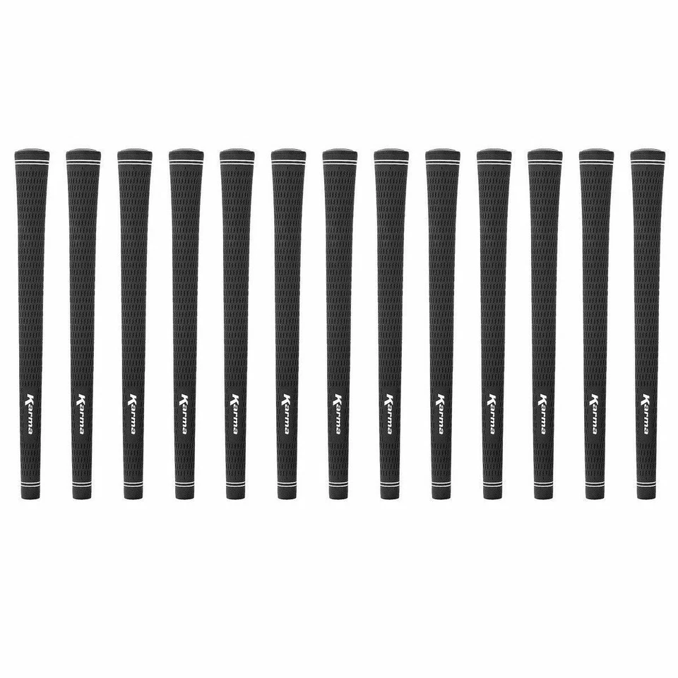 Karma Velour Tour Velvet Lady Undersize Black 13 Piece Golf Grip Bundle - New!