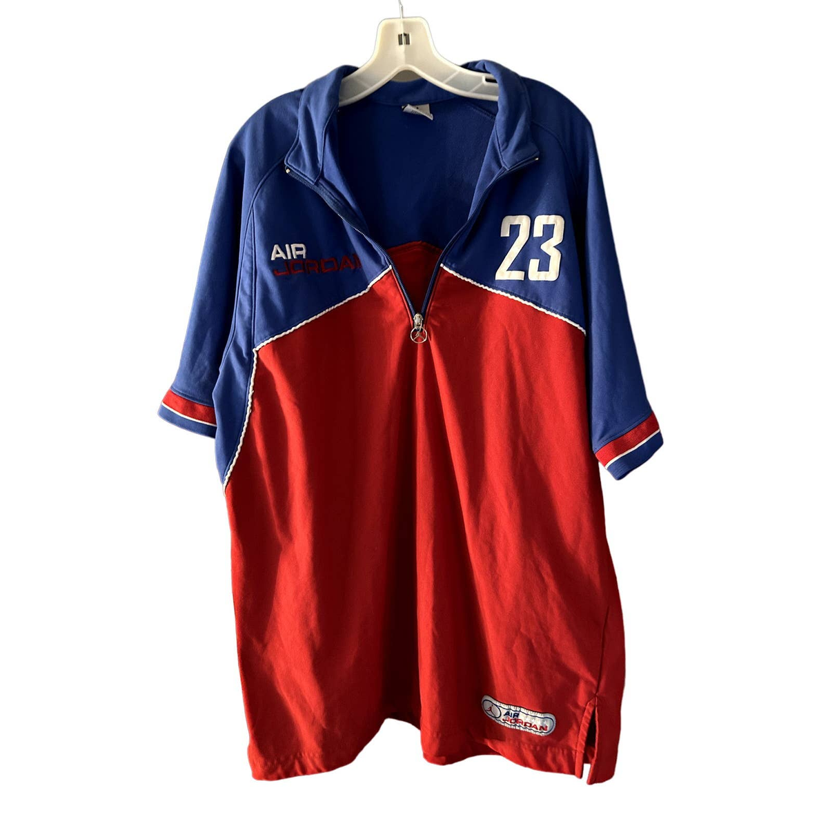 Vintage Air Jordan #23 1/4 Zip Men's Warm Up Shooting Shirt Size