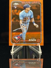 2024 Topps Chrome Update Sapphire CAM EDEN Rookie RC ORANGE /25 USC349 Blue Jays