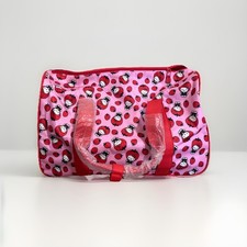 New Sanrio Hello Kitty Strawberry Duffle Bag Wheels Travel Carry-On