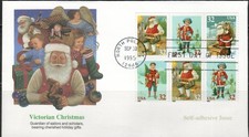 US Scott #3008 - 3011 "Victorian Christmas" Block of 6 FDC