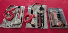 Assortment of 40 PCIE Riser Cards for GPU Mining - Majority In Working Order