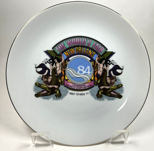 The Worlds Fair New Orleans Louisiana World Exposition 84 Decorative Plate