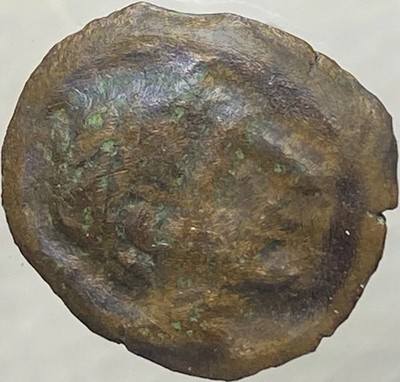 Celtic Oretani People 100BC-76BC Ancient Iberian Rare Coin Bull Crescent Genuine