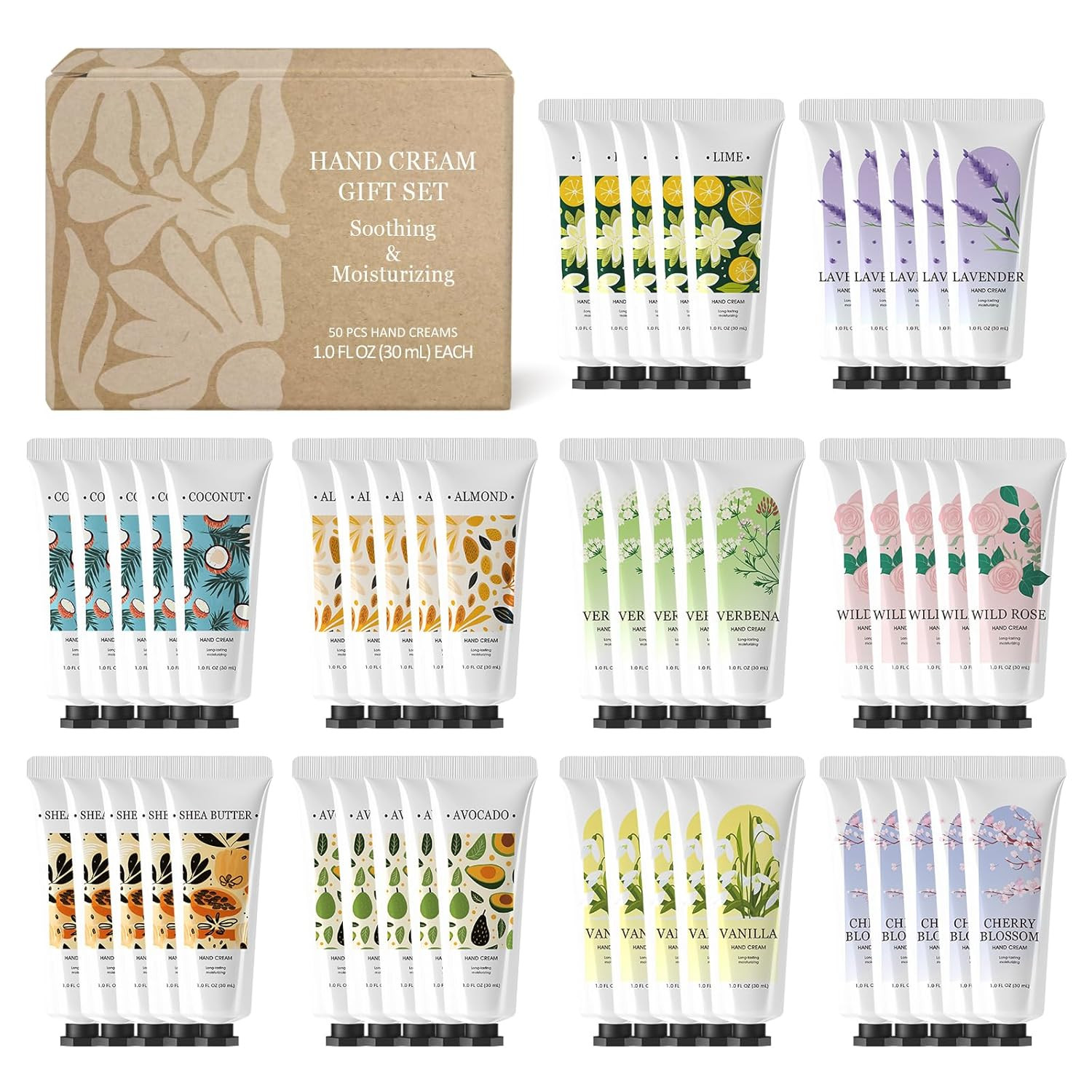 50 Pack Hand Lotion Bulk Mini Lotion Bulk Hand Lotion Travel Size Thanksgiving G