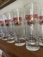 GORDONS HIGH BALL GIN GLASSES X 25 VIRTUALLY BRAND NEW UNUSED GOOD CONDITION