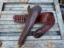 Slim Jim Holster and R.M. Bachman Money Belt – Western Cowboy Vintage Old West