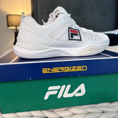 Fila Speedserve Energized Tennis  Mens White Sneakers Shoes 1TM01778-10 Size 10