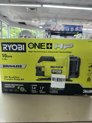 #ad Ryobi ONE HP 18V Transfer Pump NO BATTERY OR CHARGER RY20WP182 $113.99