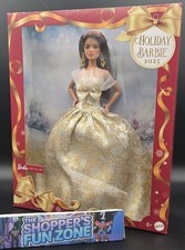 2025 Holiday Barbie Doll Dark Brunette Mattel Barbie Signature. Factory Sealed