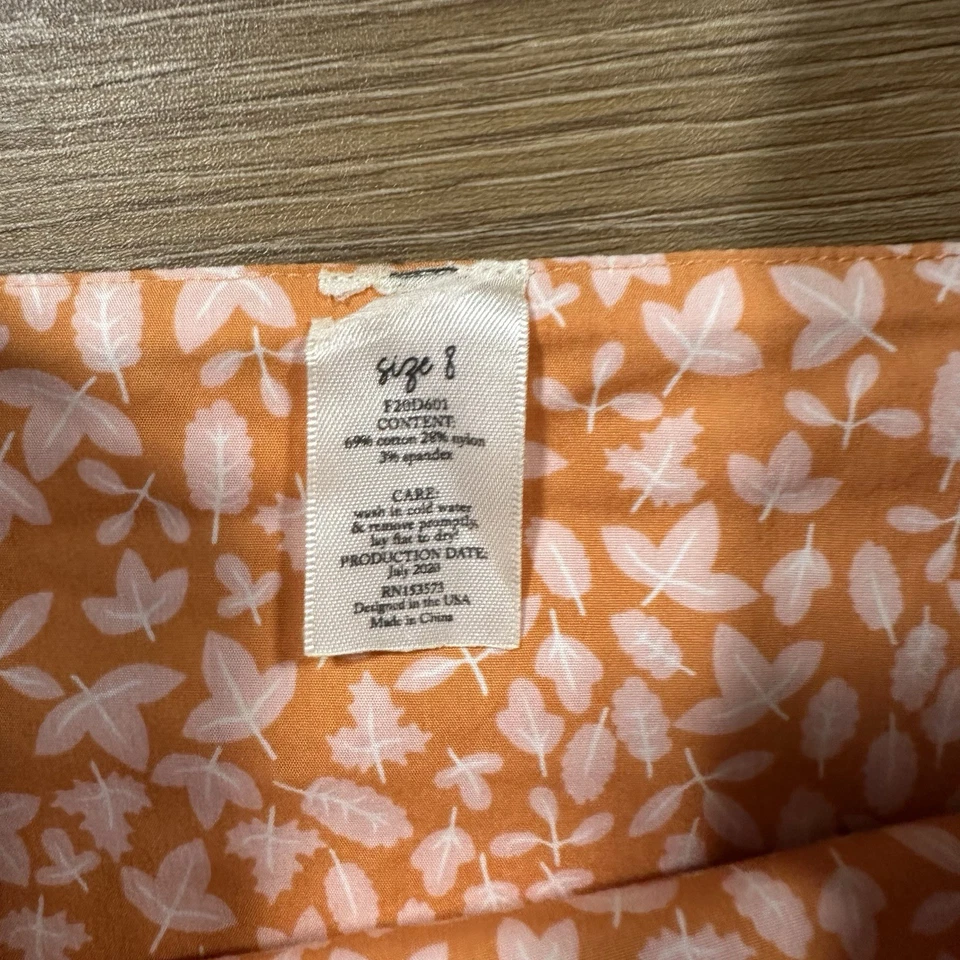 Eleanor Rose Girls Size 8 Pumpkin Patch Dress Fall Gingham Ruffle Boutique - Image 4 of 4