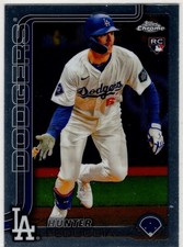 2025 Topps Chrome Baseball Hunter Feduccia No. 288 Los Angeles Dodgers