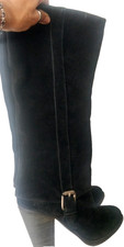 Awesome Matisse Stetson black suede knee high pull-on boots on size 10!!
