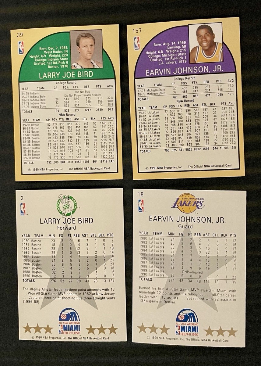1990-91 NBA Hoops Lot of the 20 Most Valuable Cards in Set