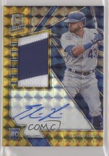 2020 Panini Chronicles Spectra Rookie Jersey Gold Prizm 5/10 Edwin Rios Auto v7j