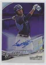 2016 Bowman Platinum Top Prospects Purple /150 Garrett Whitley #TPA-GW Auto 03xg