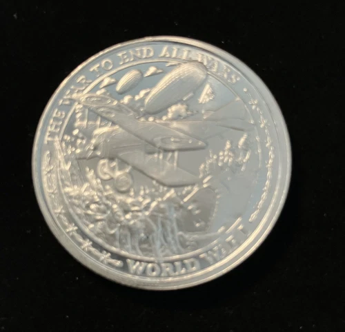 2019 Patriot 1oz .999 Silver Round World War 1 War To End All Wars BU