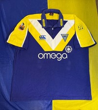 WARRINGTON WOLVES VINTGE RUGBY JERSEY SHIRT CANTERBURY Sz. XL