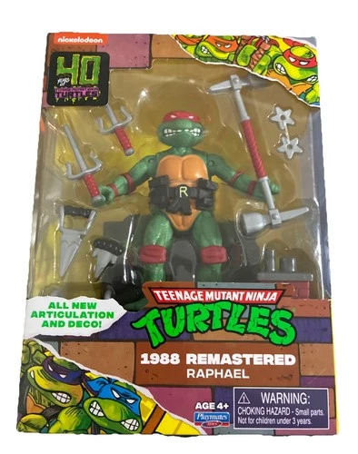New Teenage Mutant Ninja Turtles Raphael 1988 Remastered Figure 40 of Years TMNT