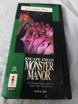 Escape From Monster Manor (3DO, 1993) CIB READ