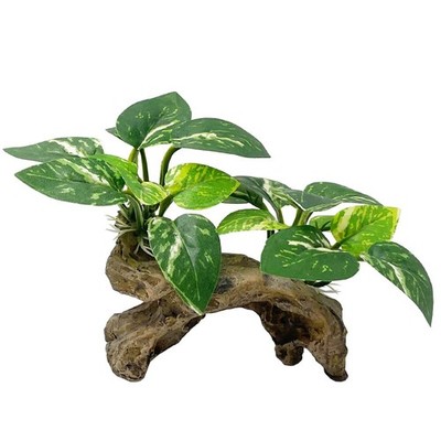 Smoothedo-Pets Fish Tank Decorations Aquarium Decor Ornaments Betta Silk Leaf...