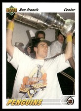 Ron Francis 1991 Upper Deck French 299  Base NM