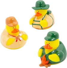 Rubber Duckies for Camping & Parties - Cute Rubber Ducks for Girl Scout & Boy Sc