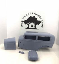 18 Scale 3d Resin Printed 32 Ford Tudor Chopped Hotrod Body Hood Grille Only