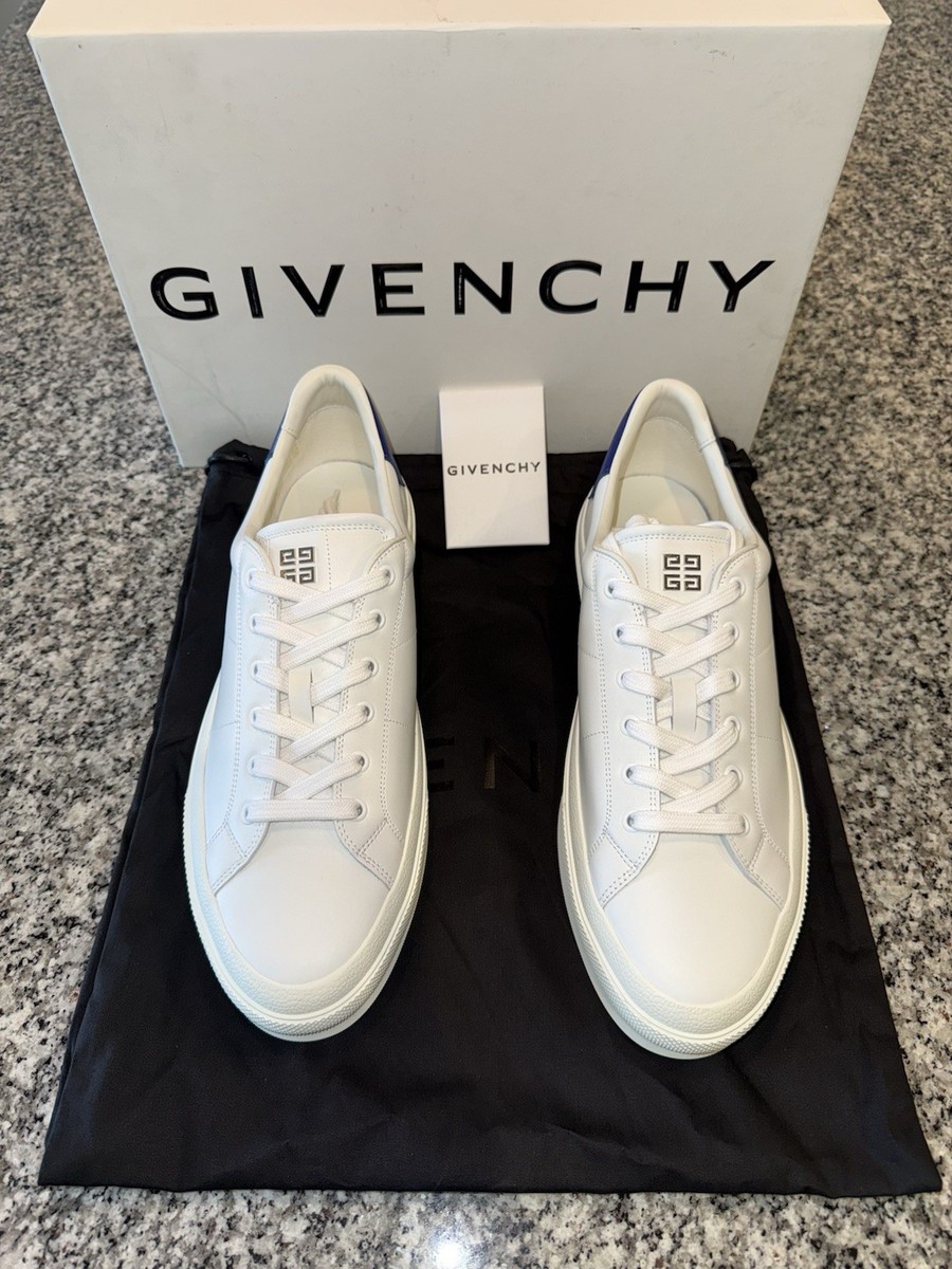 Men's Givenchy City Sport Sneakers - Size 46/13 - WHITE & BLUE