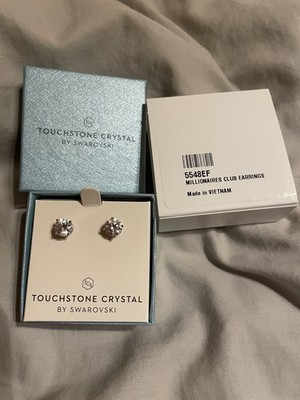 Touchstone Crystal Millionaires Club Earrings