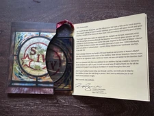 MAKER'S MARK Whiskey Ambassador 2019 Stained Glass Ornament Coaster Sun Catcher