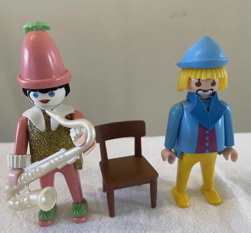 Playmobil 3392 Circus Musician Clowns Vintage Romani Circus Set INCOMPLETE