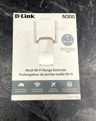 D-Link N300 Mesh Wi-Fi Range Extender DAP-1325        NEW OPEN BOX!