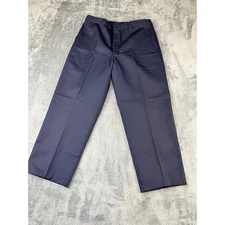 Men's Red Kap blue 35x28 work pants  Have been hemmed