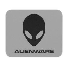 Alienware Themed Light Grey Gaming Mouse Pad Rectangle 