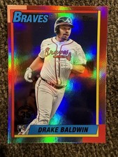 2025 Topps Update Series - 1990 Topps Baseball Drake Baldwin #U90-32 Pink Foi...