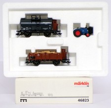 MÄRKLIN SO.mo. SET 2 pz "HOLZVERGASER" CARRI CISTERNA +  APERTO DB art 46823 #Z