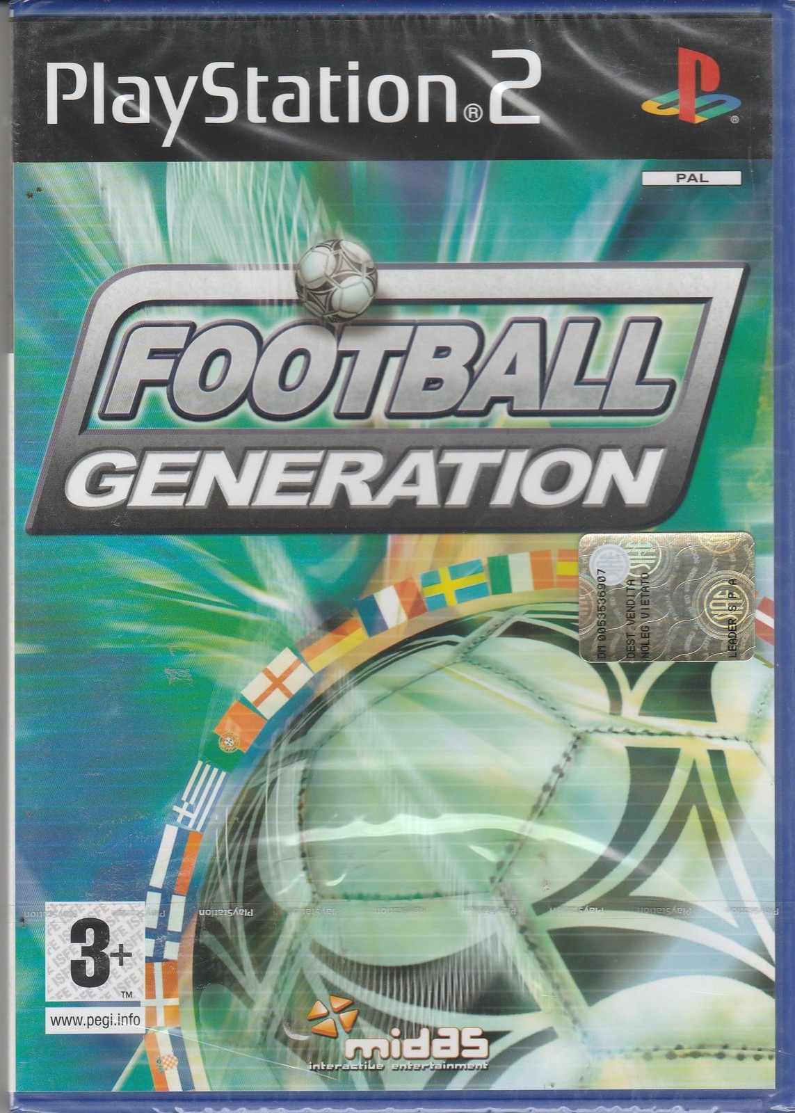 Ps2 FOOTBALL GENERATION PlayStation 2 nuovo sigillato italiano pal